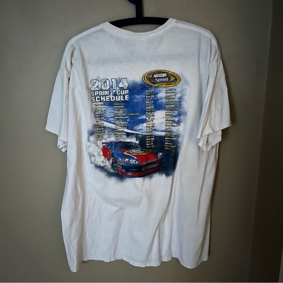 NASCAR racing T-shirt men’s Ford 2014 double graphic - Picture 4 of 5